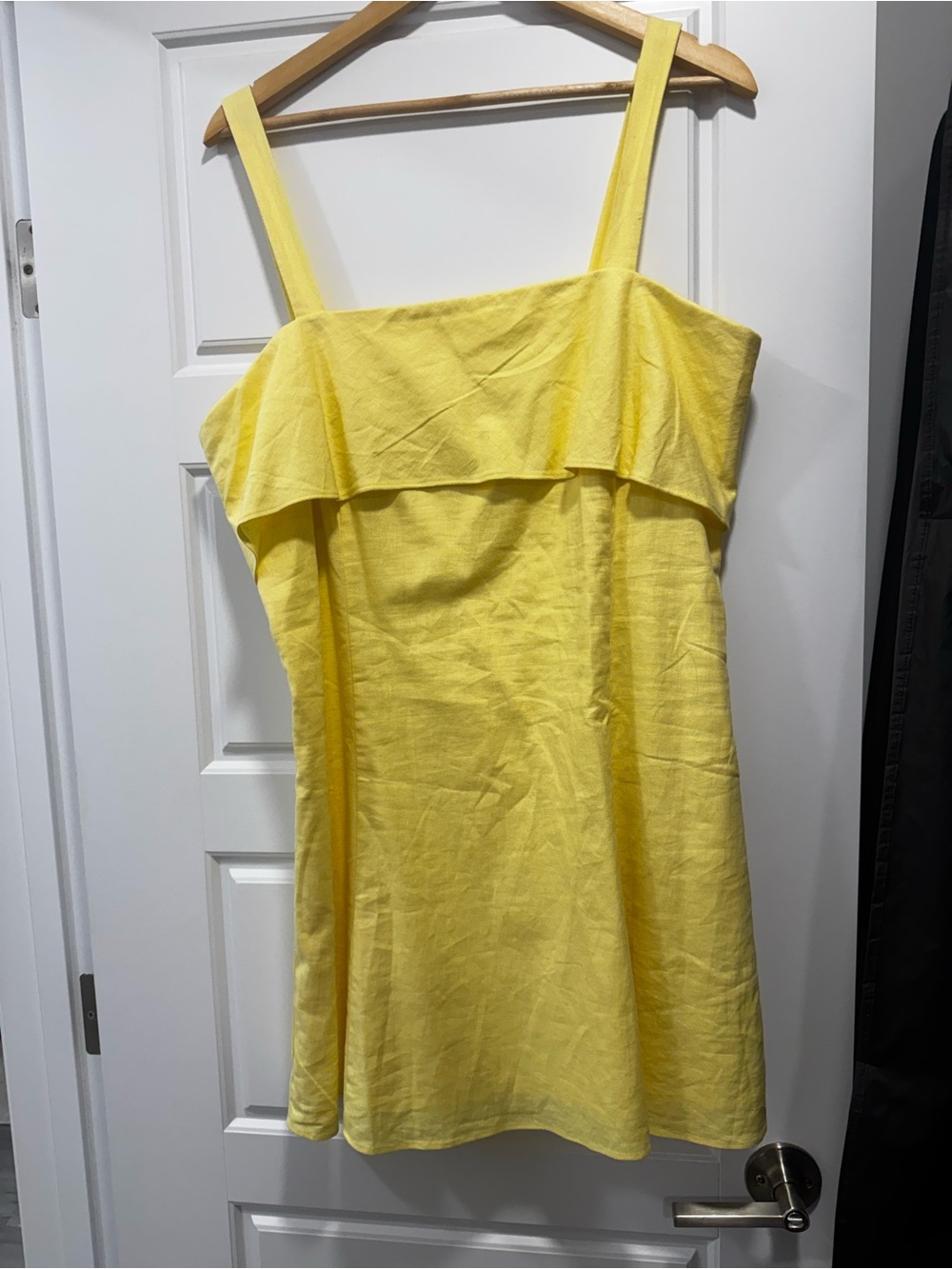 Banana Republic- Yellow Linen- Blend Mini Dress